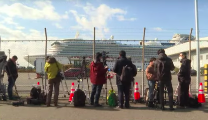 Diamond Princess, Yokohama