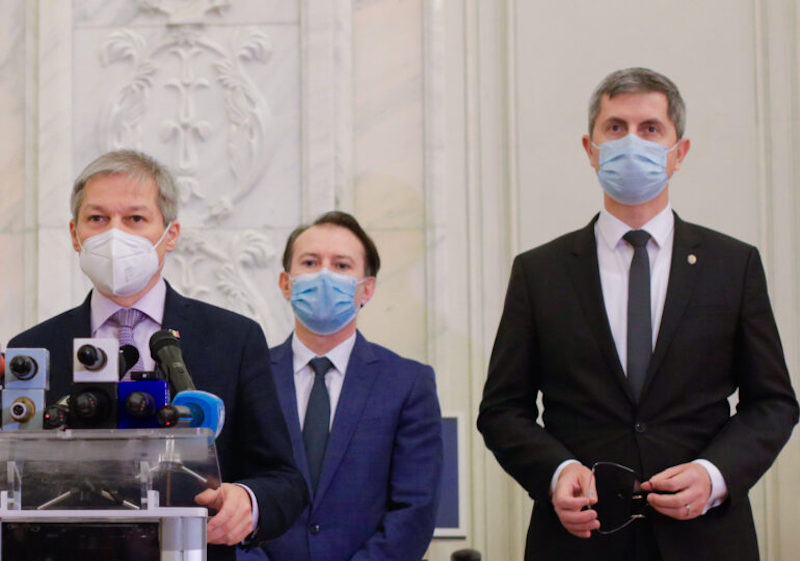 Dacian Cioloș - Florin Cîțu - Dan Barna