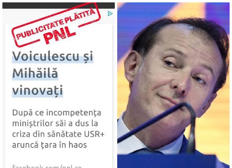reclama PNL Cîțu