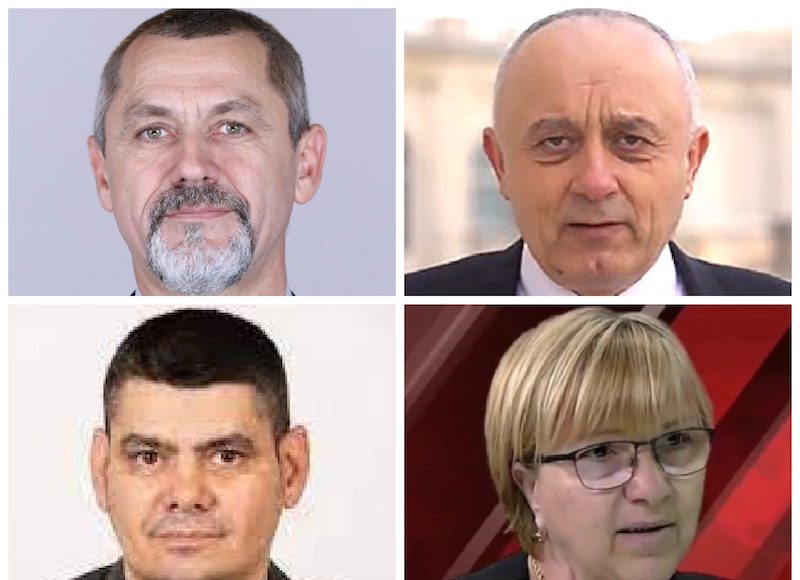 Dumitru Viorel Focșa (deputat) - Dănuț Aelenei (deputat) - Sorin Cristian Mateescu (senator) - Evdochia Aelenei (senator)