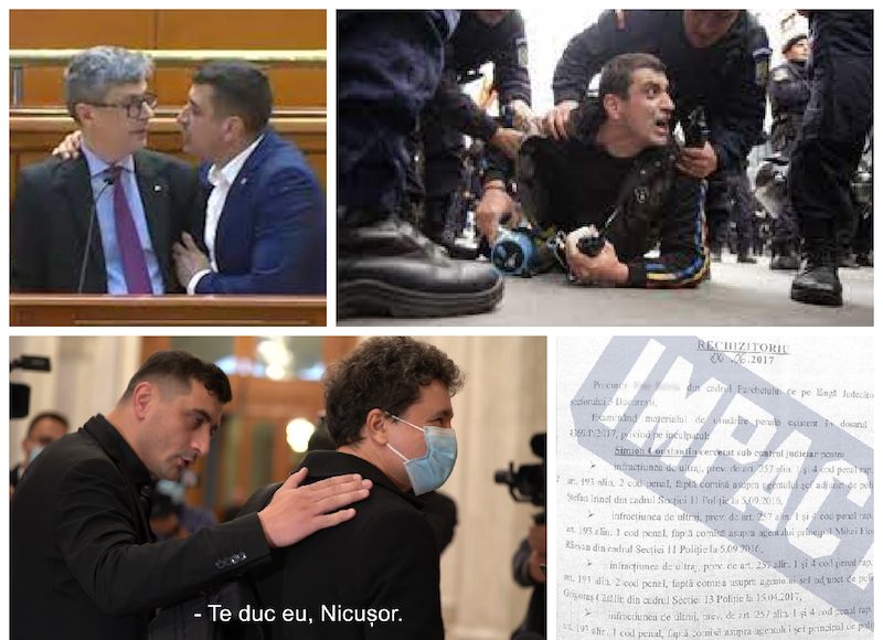 George Simion - violențe