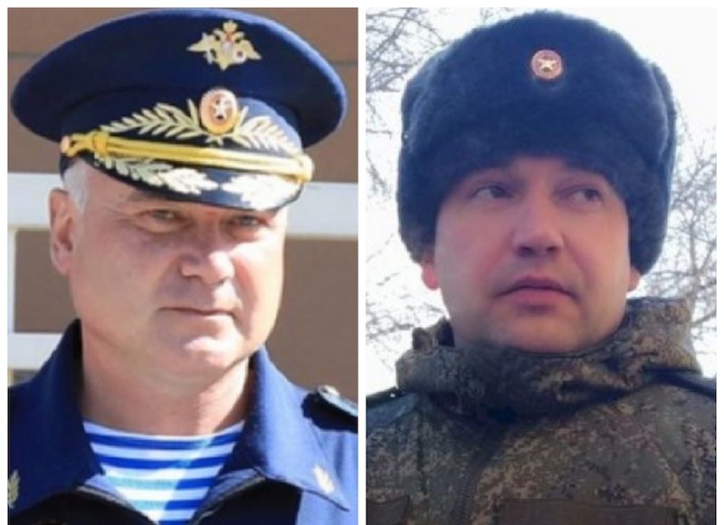 Generalii Andrei Suhovețki și Vitali Gherasimov