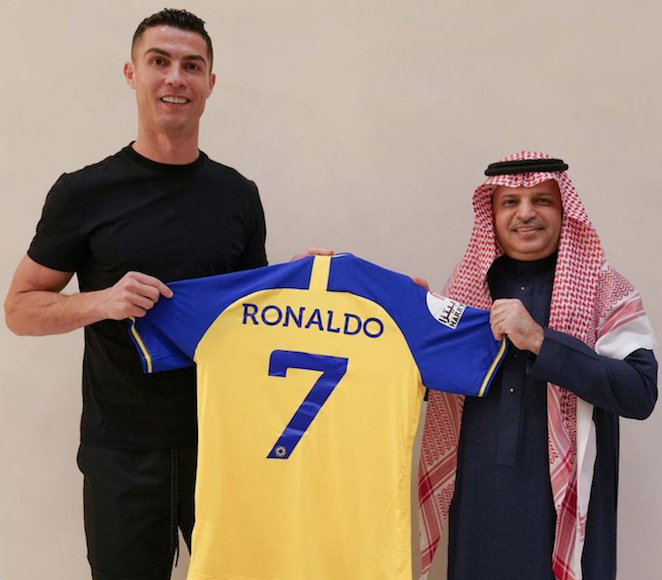 Cristiano Ronaldo - șeic saudit