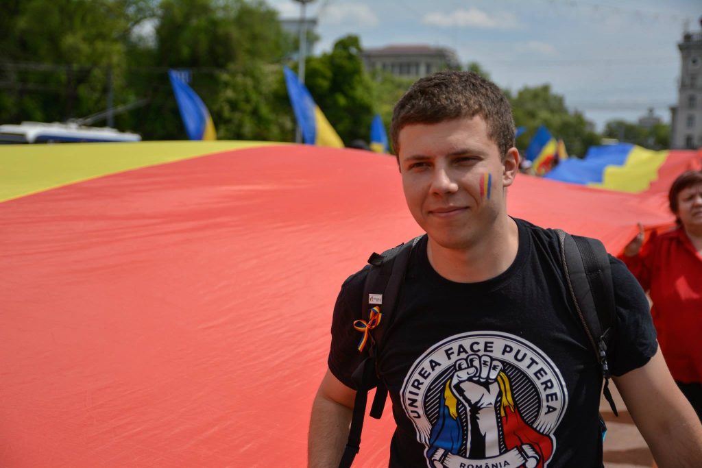Ștefan Sabin - unul dintre sutele de tineri care au contribut, cu naivitate, la apariția aberației putiniste întruchipată de George Simion