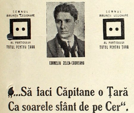 Afiș electoral legionar.