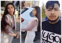 VIDEO. Încă un livrator asiatic a fost bătut de țoape carpatine! „Mârțoaga” l-a și scuipat