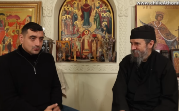 Monahul Teologos de la Schitul Lacu, de pe Muntele Athos – propagandist pentru ereticul George Simion