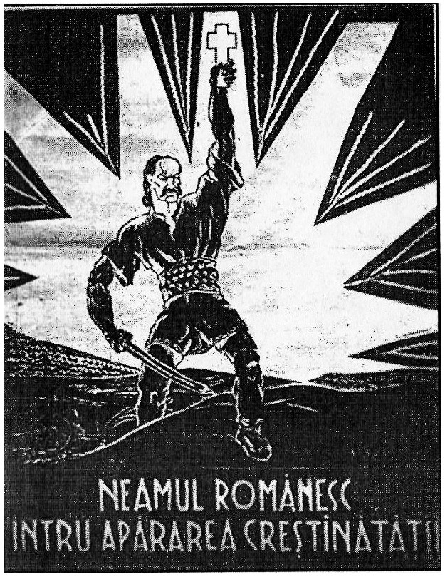 Afiș propagandistic al Mișcării Legionare