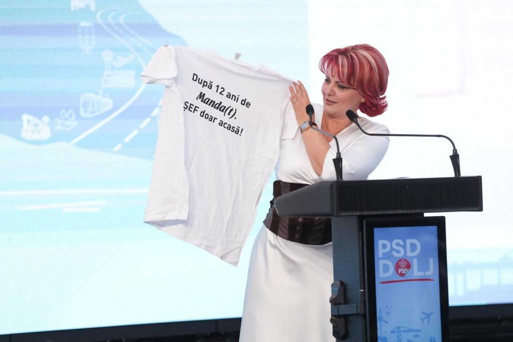 Lia Olguța Vasilescu - „Șefa” grupării PSD de la Craiova. Sursa: Facebook