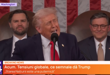 VIDEO. Discursul despre Starea Psihiatriei: Trump i-a făcut „nebuni” și „bolnavi” pe democrații din Congres, a „salvat” 35 de milioane de oameni și a anunțat noua „Epocă de Aur” (după cea a lui Ceaușescu)