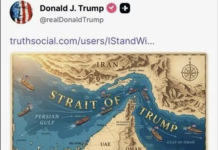 Paranoia unui președinte: „Strâmtoarea Trump”. Și ironia unui adversar: „De ce nu deschide Trump «Strâmtoarea Trump»?”