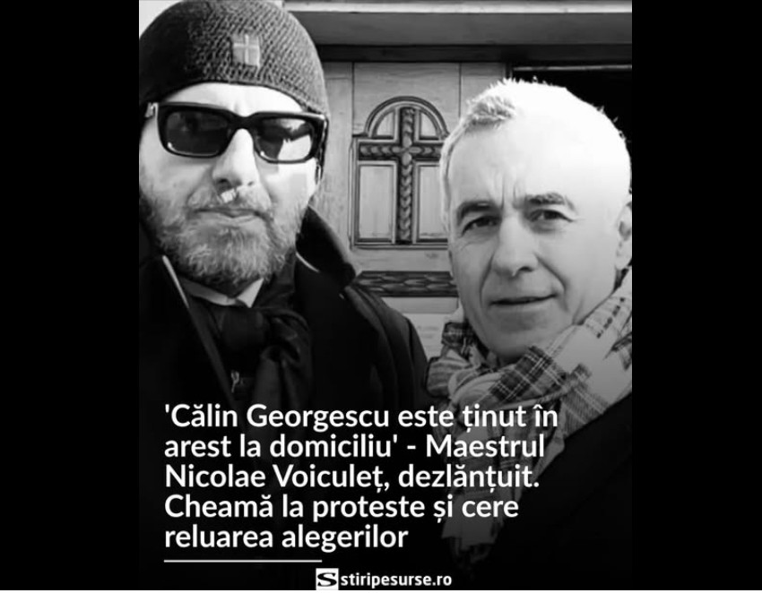 Naistul Nicolae Voiculeț și „guru” Călin Georgescu. FOTO: Știripesurse