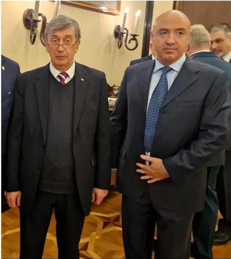 Adrian Robertin Dinu și Valeri Kuzmin, fostul ambasador al Rusiei în România. FOTO: Fanatik