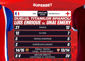 PSG – Aston Villa: duelul titanilor spanioli deschide sezonul european