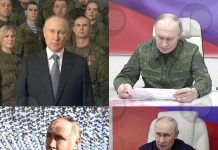 Ucraina în ofensivă, Putin în uniformă militară