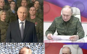 Ucraina în ofensivă, Putin în uniformă militară