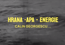Un truism manipulat de georgiști: apă, hrană, energie