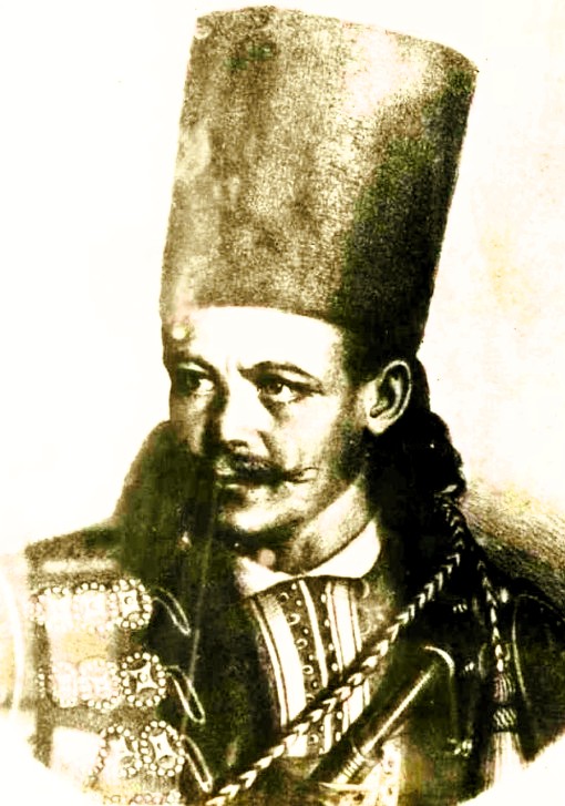 Tudor Vladimirescu - litografie, sec. XIX. FOTO: Arhivele Naționale ale României