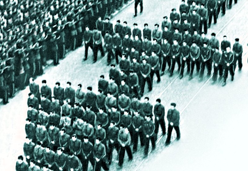 Manifestație legionară interbelică. FOTO: Wikipedia