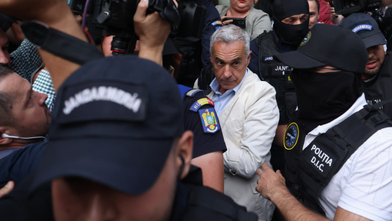 Călin Georgescu arestat. FOTO: Inquam Photos / George Călin