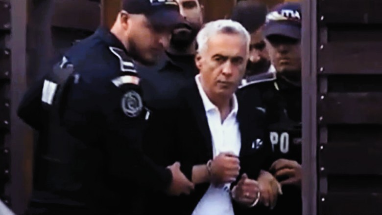 Georgescu arestat. FOTO: captură DIGI24